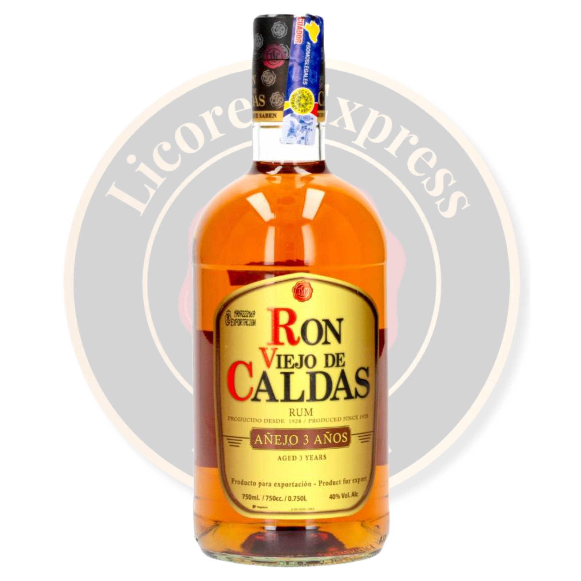 Ron Viejo de Caldas 3 Años 750ml