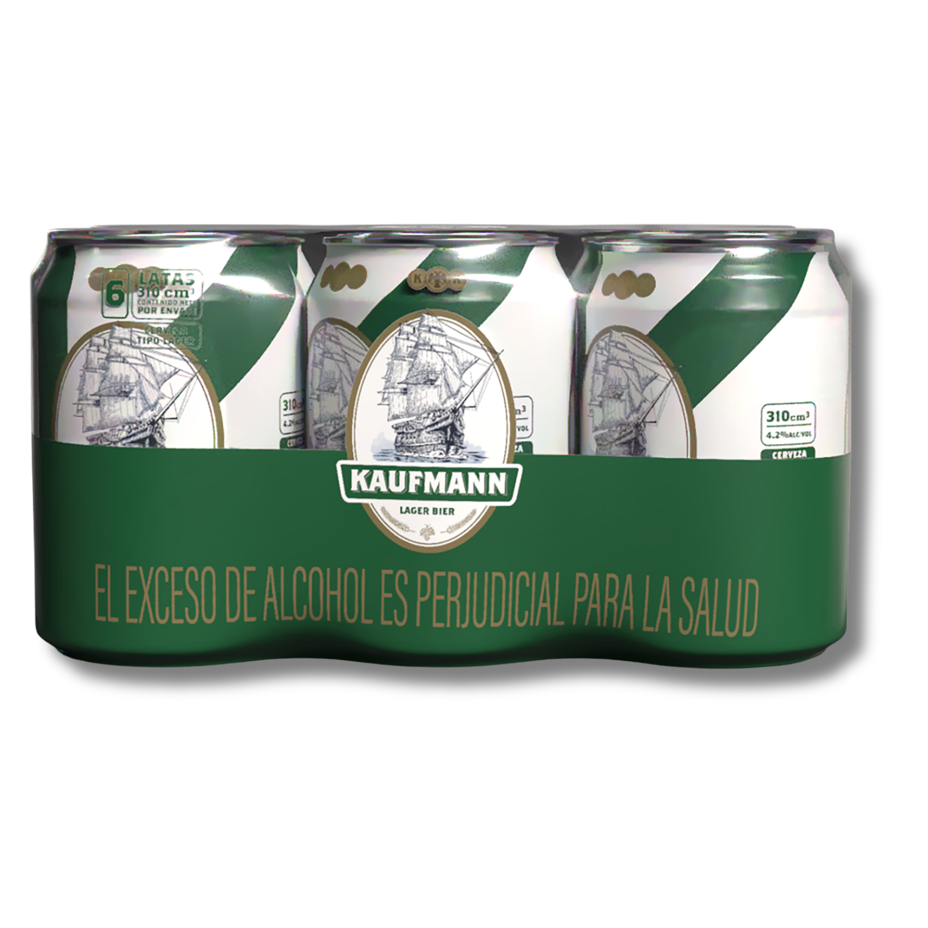 Cerveza Kaufmann Sixpack 330ML