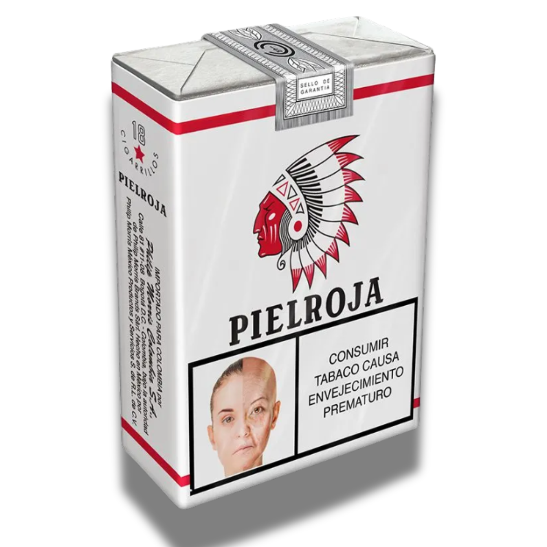 Cigarrillos Piel Roja Cajetilla x18