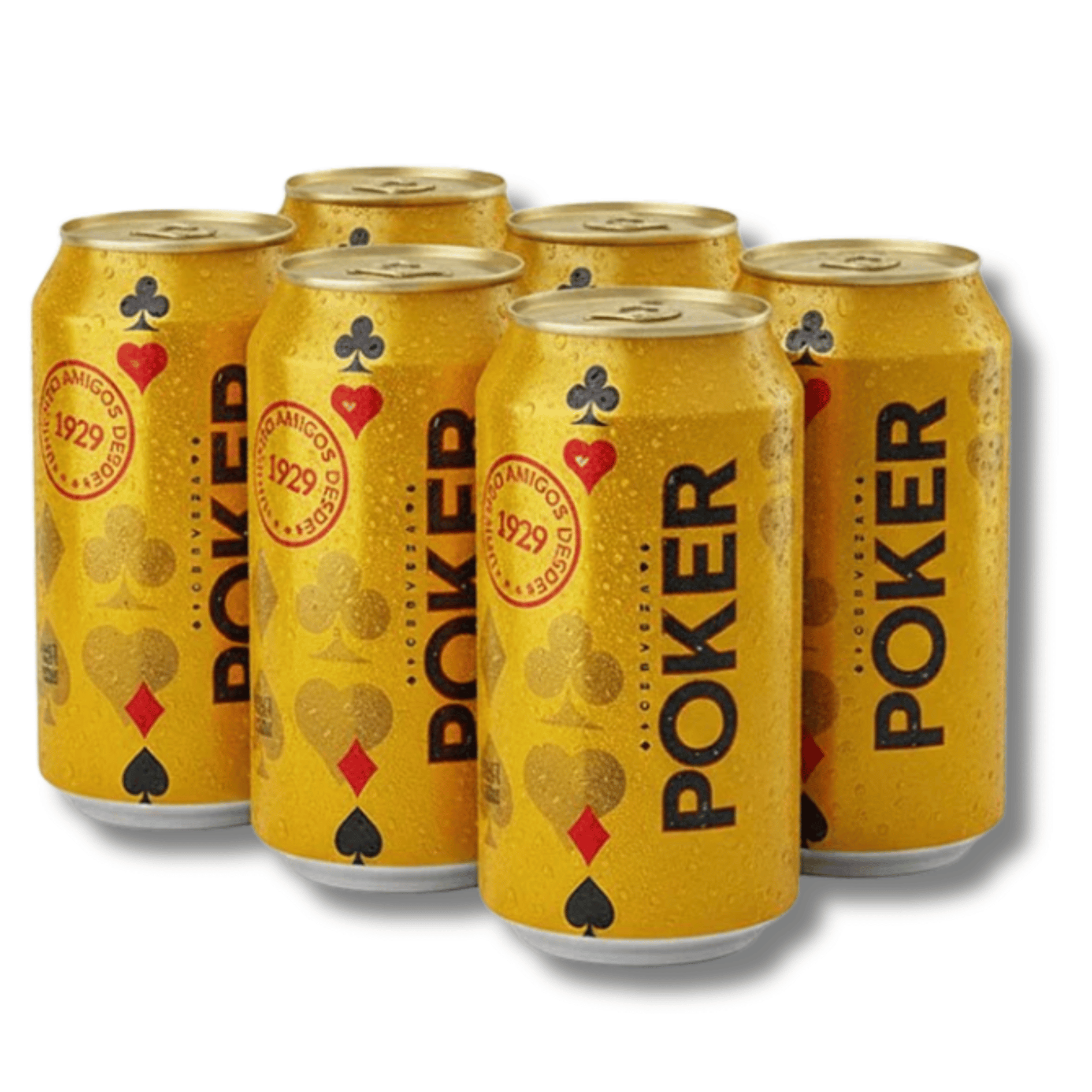 Sixpack Cerveza Poker 473ml