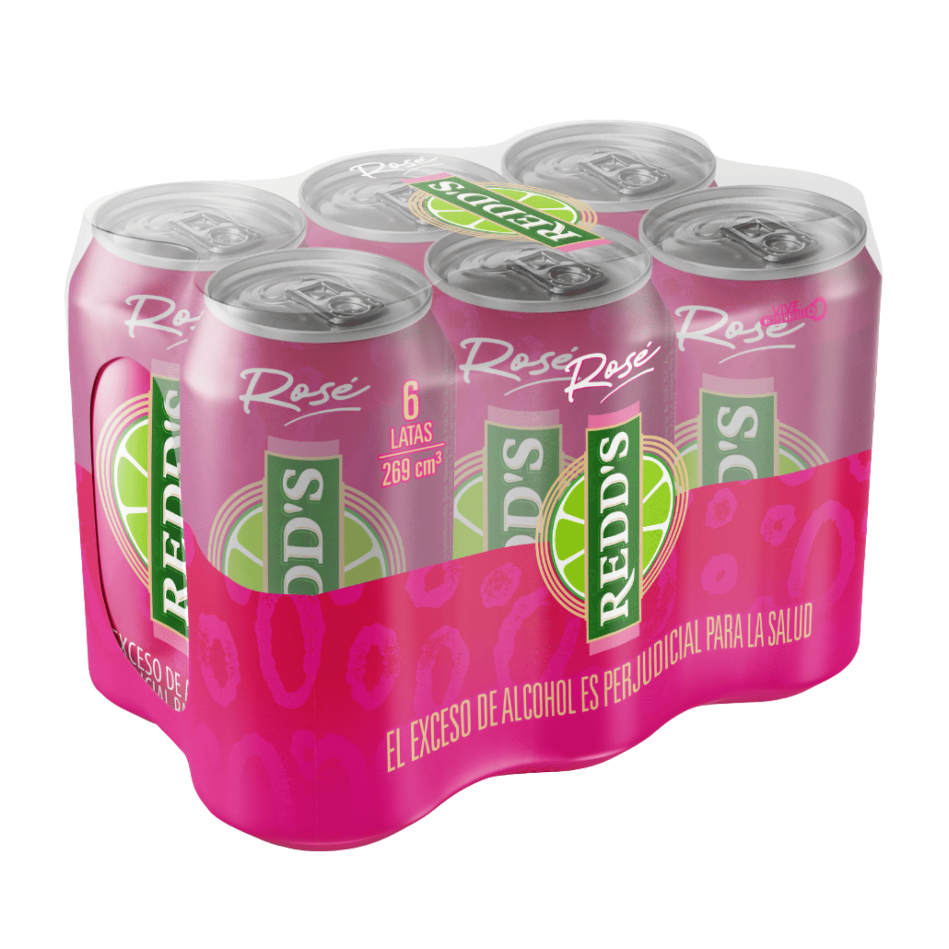 Sixpack Cerveza Redd's Rosé 269ml