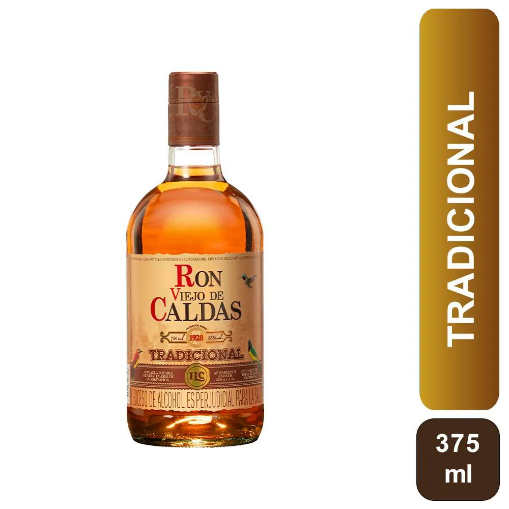 Ron Viejo de Caldas Tradicional 375ml